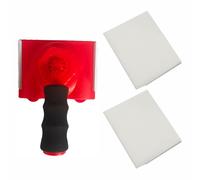 Lot de 2 pinceaux multifonctions avec tampons de rechange pour murs, plafonds et coins