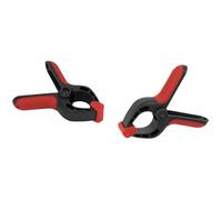 Lot de 2 Pinces à Coller - Longueur 120 mm - Pinces à Ressorts - Serre Joints pour Atelier - Outil de Fixation et Maintien - Outillage Manuel - Utilisation Universelle - Rouge et Noir - Kreator