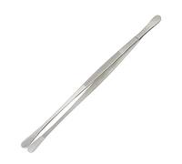Lot de 2 pinces à épiler de 30,5 cm en acier inoxydable pour cuisine, barbecue, tête ronde