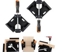 Lot de 2 pinces d'angle à 90 degrés - Serres-câbles réglables pour bois et métal