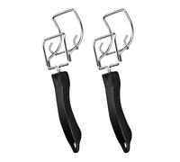 Lot de 2 pinces pour plaque de four, grille-pain, plaque de four, poignée commune pour plateaux et grills, retrait rapide du plateau et extracteur de gril