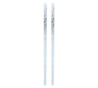Lot de 2 piquets de réparation pour poteaux de clôture en Acier Robuste, Pointe de Sol Durable de 74 cm pour réparer Les clôtures en Bois endommagées, kit d’ancrage de Support
