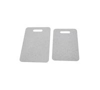 - Lot de 2 Planches à Découper Effet Pierre "Tom" 34cm Blanc