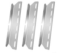 Lot de 2 plaques chauffantes en acier inoxydable pour grills 720-0234 720-0289 - Pièces de rechange pour brûleurs - Haute résistance à la chaleur - Accessoires de barbecue