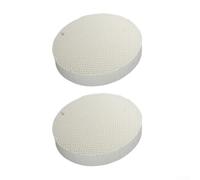 Lot de 2 plaques de brûleur en nid d'abeille pour chauffage de terrasse, compatible avec les modules carrés Flame Fire Sense Hiland à 3 trous, plaque en céramique à économie d'énergie pour chauffage à