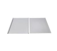 Lot de 2 plaques de cuisson perforées antiadhésives pour pâte feuilletée et dessert à la viande