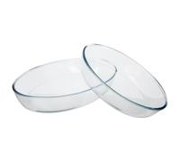 Pasabahce Plat à four Borcam ref 159033 – Lot de 2 ovales en verre