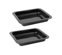 Lot de 2 plats four 33/33 cm en acier émaillé avec 2 ustensiles Zenker Special cooking