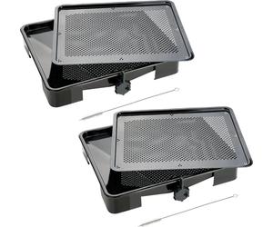 Lot de 2 plats four 39/39 cm en acier émaillé avec 2 ustensiles Zenker Special cooking