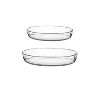 Borcam Plat à Four en verre X2 Ovale ref 159033