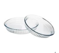 Lot de 2 Plats Ronds en Verre - 5 five simply smart