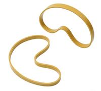 Lot de 2 pneus de scie à ruban en caoutchouc de 20,3 cm, pour roues de défilement de 205 mm, pneus antidérapants en uréthane, haute résistance à l'usure, anneaux de rechange jaunes