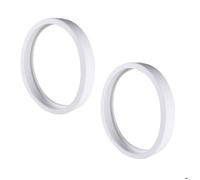 Lot de 2 pneus tout usage pour nettoyeur de piscine Polaris 180 280 360 380 C10 - NETBOAT - Gomme Tendre - Blanc
