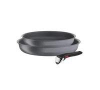 Lot de 2 poêle anti-adhésif 22/26 cm + poignée - L3969202 - TEFAL