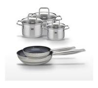 Lot de 2 Poêles 24/28cm & 3 Faitouts Elo Profi Therm Platinum