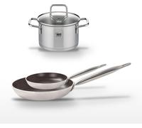 Lot de 2 Poêles 24/32 cm Elo Bistro Line & Faitout 20 cm