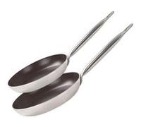 Lot de 2 poêles 24 et 28 cm céramique sans PFAS Bistro Line Elo Noir,Gris