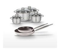 Lot de 2 Poêles 28/32 cm et 4 Faitouts 14/16/20/24 cm Elo Bistro Line