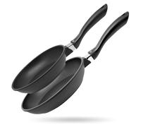 Lot de 2 poêles 28 cm et 32 cm sans Elo Alucast