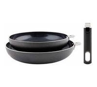 Lot de 2 poêles aluminium 24/28cm avec poignée - Cosy&trendy - 5189003 - click