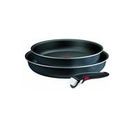 Lot de 2 poêles aluminium 24 et 28cm + 1 poignée noir - L7239103 - Ingenio So'light - TEFAL