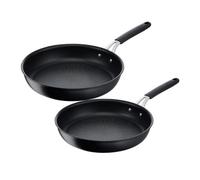 Lot de 2 poêles antiadhésives 24 et 28cm noir - 012165600002 - Tempra - LAGOSTINA