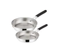 Lot de 2 poêles inox 24/28cm - 012896600002 - LAGOSTINA