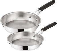 Lot de 2 poêles inox 24/28cm - Lagostina - 012896600002 -