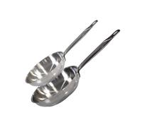 Lot de 2 poêles inox de 24 cm et 28 cm Elo Profi Therm
