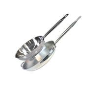 Lot de 2 poêles inox de 28 cm et 32 cm Elo Profi Therm