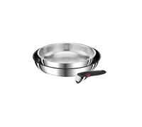 TEFAL Set de 3 pièces, poêles à frire 24/28 cm, poignée, induction,