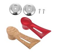 Lot de 2 poignées de couvercle en acier inoxydable pour ustensiles de cuisine - 18 x 6,7 x 4,3 cm