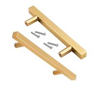 Lot de 2 poignées de placard de cuisine en alliage d'aluminium, poignées de tiroir en alliage d'aluminium, poignées de porte de cuisine pour salle de bain, placard, commode, quincaillerie