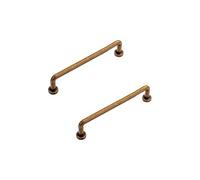 Lot de 2 poignées décoratives simples en alliage de métal pour armoire, tiroir, commode, meuble