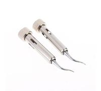 Lot de 2 pointes à souder en métal pour station de pince à épiler portable | Comprend 2 pointes de soudure métalliques conçues pour les pinces à épiler chaudes portables 938D pour soutenir une reprise