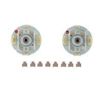 Lot de 2 porte-balais de charbon pour moteur RS550 avec 8 balais de charbon | Avec Bosch pour Gsr 14.4-2 LI Pour Gsr 18V DCD710 DDB180 ainsi que 6270D 6281D BDF343 Pièce de rechange pour perceuses
