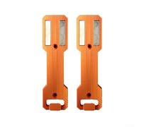 Lot de 2 porte-bombes magnétiques pour montage vertical sur surfaces métalliques - Pour lubrifiants, peintures, nettoyants - Comprend des bombes de 1 020,6 g - Design peu encombrant (orange)