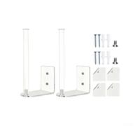Lot de 2 porte-chapeaux verticaux en acrylique pour économiser de l'espace | Présentoir transparent élégant pour bonnets de baseball pour chambre à coucher ou placard Organisation 2 ou 4 pièces