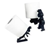 Lot de 2 Porte-Rouleaux de Papier Toilette, Porte-Papier hygiénique, Support de Papier Toilette en Motif Fourmi Amusant, Distributeur de Mouchoirs Rangement pour Salle de Bain, Cuisine, Salon, Hôtel