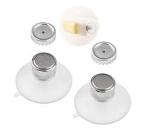 Lot de 2 Porte Savon Aimanté, Savon Magnétique Porte Aimanté à Ventouse | Porte-Savon Aimanté en Acier Inoxydable pour Douche,Lavabo,Salle de Bain et Cuisine