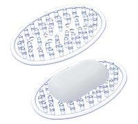 Lot de 2 Porte-savons Transparents avec égouttoir, Plateau à Savon en Plastique, Porte-Savon antidérapant, Garde Le Savon au Sec, Porte-savons pour lavabo de Douche