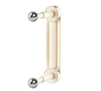 Lot de 2 porte-serviettes muraux Rouge/blanc | Tige télescopique, réglable de 20 à 28 cm, s'adapte à différents espaces, maintient les objets lourds en toute sécurité