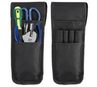 Lot de 2 porte-stylos ceinture tissu Oxford Noir 28x9.5cm pochette outils électricien plombier menuisier Aucuneary