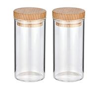 Lot de 2 pots à épices en verre borosilicate 100 ml