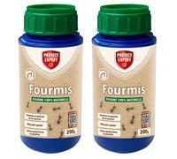 Lot De 2 Poudres Anti Fourmis & Fourmilières - Intérieur & Abords de la maison - 2x200g - Action Préventive & Efficacité rapide