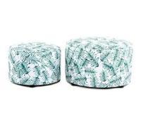 Paris prix Poufs Indira - Blanc/vert