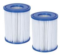 Lot de 2 pour cartouches Bestway filtre de piscine dacron I-Ø8 cm x 9 cm-Cartouche filtrante Type I-Facile à installer