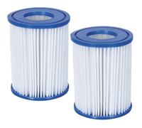Lot de 2 pour cartouches Bestway filtre de piscine dacron I-Ø8 cm x 9 cm-Cartouche filtrante Type I-Facile à installer