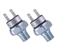 Lot de 2 pressostat de compresseur d'air évalué 120 psi sur 150 psi off avec filetage extérieur 6,35 mm - 18 NPT pour DC 12 V 24 V AC 110 V 120 V 240 V Utilisation dans les systèmes industriels