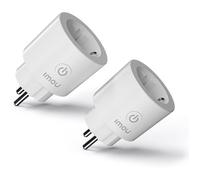 Lot de 2 prises connectées Matter CE2P WiFi 16A, surveillance énergie, contrôle app, compatible Alexa